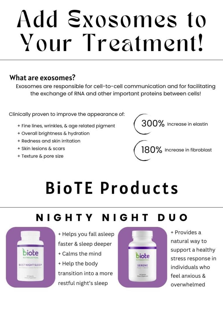 BioTE products for better sleep.