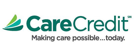 CareCredit logo, making care possible today.